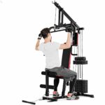 Multifunction Cross Trainer Workout Machine - Color: Black - Image 3