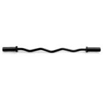 48 Inch Phosphate Steel Fitness Equipment Bar - Color: Black - Image 2