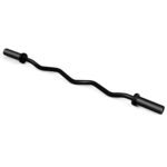 48 Inch Phosphate Steel Fitness Equipment Bar - Color: Black - Image 5
