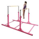Kids Adjustable Width & Height Gymnastics Parallel Bars - Image 3
