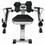 Exercise Adjustable Double Hydraulic Resistance Rowing Machine - Color: Black - Image 5