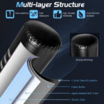 70 Inch Freestanding Punching Boxing Bag with 12 Suction Cup Base - Image 3