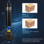 70 Inch Freestanding Punching Boxing Bag with 12 Suction Cup Base - Image 4