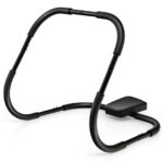 Portable AB Trainer Fitness Crunch Workout Exerciser with Headrest-Black - Color: Black