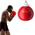 18 Inch 110 Pound Heavy Punching Water Aqua Bag with Adjustable Metal Chain-Black - Image 2