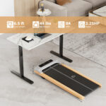 Under Desk Treadmill with Remote Control and LED Display for Home Office - Image 2