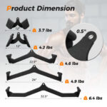 LAT Pulldown Attachment Set for Home Gym Fitness - Image 4