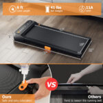 Under Desk Walking Pad Treadmill for Home/Office with Watch-Like Remote Control - Image 4