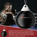 21 Inch Water Punching Bag with Adjustable Metal Chain-Black - Image 5