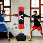 70 Inch Freestanding Punching Bag with Fillable Base 12 Suction Cups and Shock Absorbers - Image 2