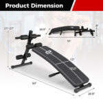 Adjustable Decline Sit Up Bench for Exercise for Home Gym - Image 5
