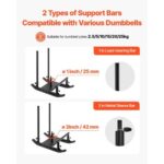 Weight Sled, Steel Power Sled, Fitness Strength Training Sleds for Athletic Exercise Speed Improvement, Workout Fitness Equipment with Handle, Compatible with 1/2 in Weight Plates, Black - Image 3