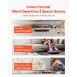 Vibration Plate Exercise Machine, Whole Body Shaker with Magnetic Acupoints for Lymphatic Drainage and Weight Loss, Home Workout Gym Fitness Equipment with 2 Resistance Bands for Women Men, Pink - Image 3