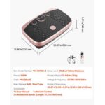 Vibration Plate Exercise Machine, Whole Body Shaker with Magnetic Acupoints for Lymphatic Drainage and Weight Loss, Home Workout Gym Fitness Equipment with 2 Resistance Bands for Women Men, Pink - Image 6