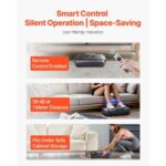 Vibration Plate Exercise Machine, Full Body Vibrating Platform for Lymphatic Drainage and Weight Loss, Home Workout Fitness Equipment with 2 Resistance Bands, Body Shaker for Women Men, Black - Image 3