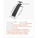 Sit Up Bench, Folding Curved Decline Ab Bench, with 5 Adjustable Height Settings, Heavy-Duty Steel, Non-Slip Design, 500 Lbs Capacity for Home Gym Workouts, Strength Training, Full Body Muscles - Image 6