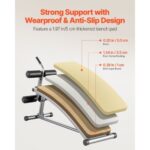 Sit Up Bench, Curved Decline Ab Bench with Reverse Crunch Handle, with 6 Adjustable Height Setting, Heavy Duty Steel, 600 Lbs Capacity for Home Gym Workouts, Strength Training, Full Body Muscles - Image 3