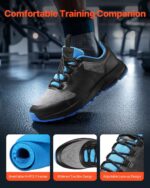 Cross Training Shoes, W Width Sneakers US Size 11, Wide Toe Box Shoes with Arch Support & Adjustable Lace-up, Training Shoes for Running, Gymnastics, Dog Walking, and Weightlifting (Black) - Image 2