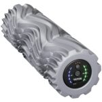 Vibrating Foam Roller, 5-Speed Electric Massage Roller, 16" Rechargeable Muscle Roller with 3 Vibration Modes, High Density EVA Foam Massager for Deep Tissue, Back Pain Relief, Exercise Recovery