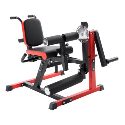 Leg Extension and Curl Machine, Seated Leg Rotary Extension for Thigh, Adjustable Lower Body Specialty Exercises Equipment, Heavy Duty Workout Bench for Home Gym, 550 LBS Capacity