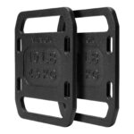 Cast Iron Ruck Weights,  10LB Pair Ruck Plate, Weighted Weights for Rucking, Adjustable Ruck Plate with Straps, for Rucking, Swings, Squat, Strength Training, Weightlifting, Fitness Workout